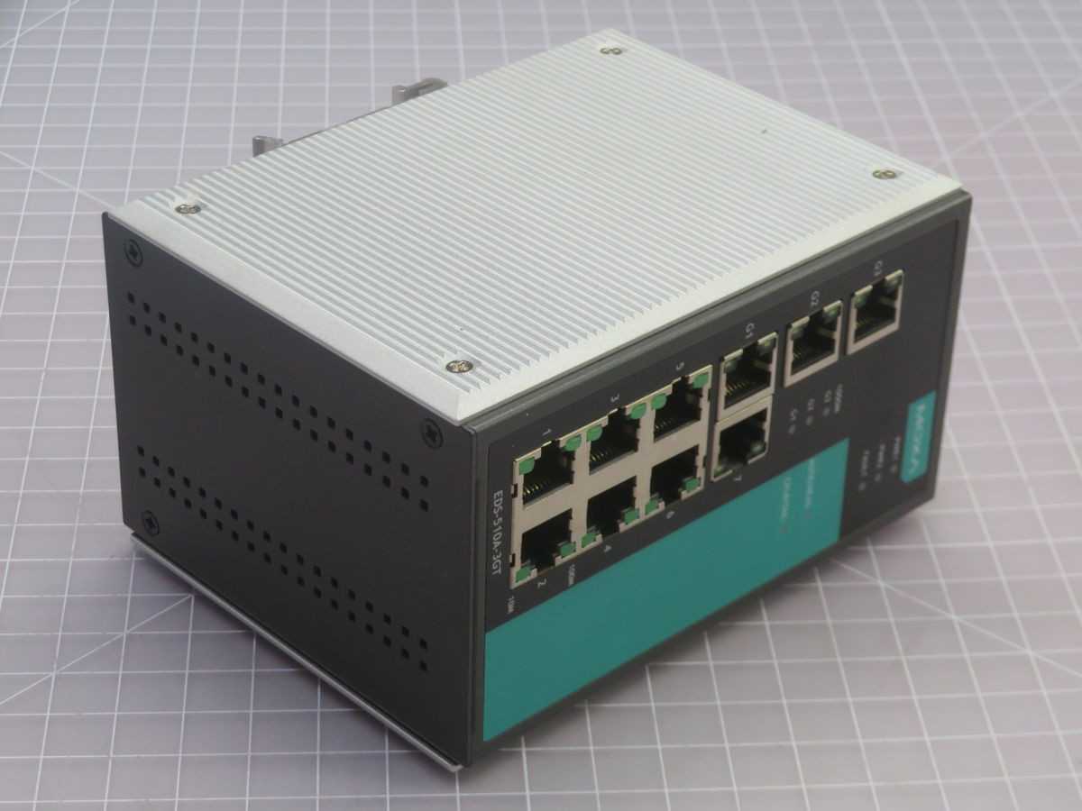 MOXA EDS-510A-3GT TBEAQ1001117 MANAGED GIGABIT ETHERNET SWITCH WITH 7 T265918 - SWITCHES