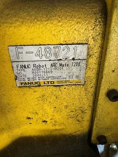2000 FANUC Arcmate 120I Robot, 16kg Payload, 1542mm Reach, RJ3 Control - ARTICULATED ROBOTS