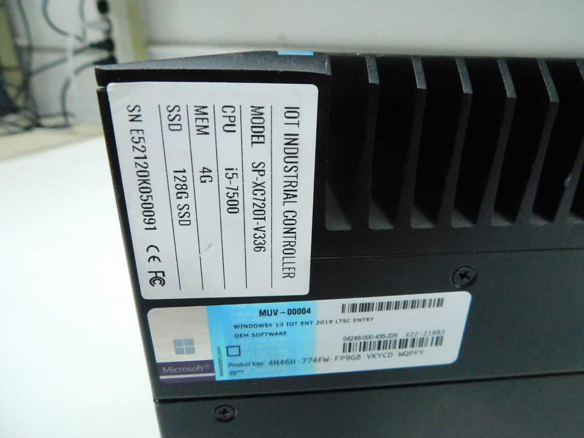X-SIGHT SP-XC720T-V336 IOT INDUSTRIAL CONTROLLER COMPUTER M7318 - AUTOMATION & CONTROLS