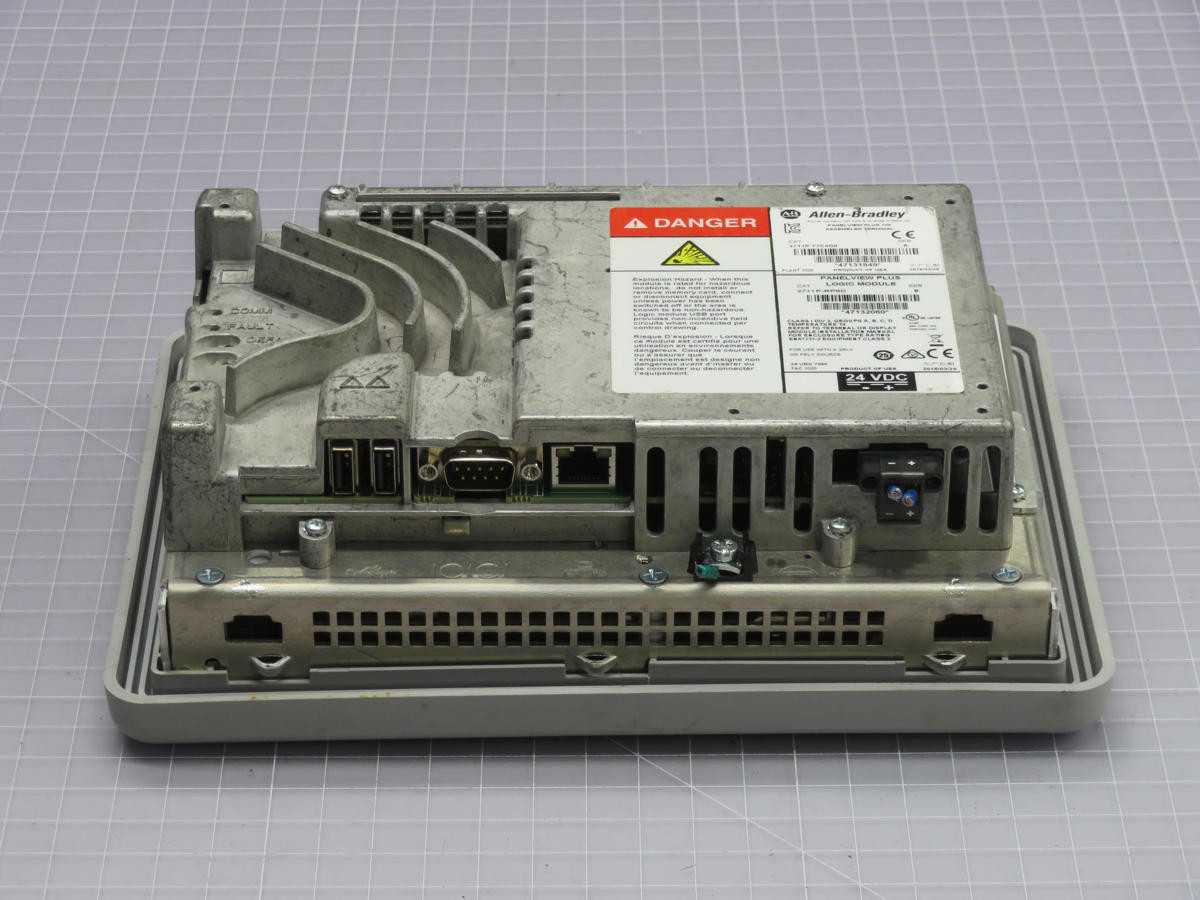 ALLEN BRADLEY 2711P-T7C4D8 HMI, 6.5 INCH DISPLAY, 24V POWER, 512MB RAM, NEMA 4X/IP66 RATING - AUTOMATION & CONTROLS