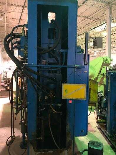 1998 APEX 10T30 HYDRAULIC BROACHING MACHINE - 10 TON CAPACITY, 30" STROKE, JIC CONTROLS - MACHINING