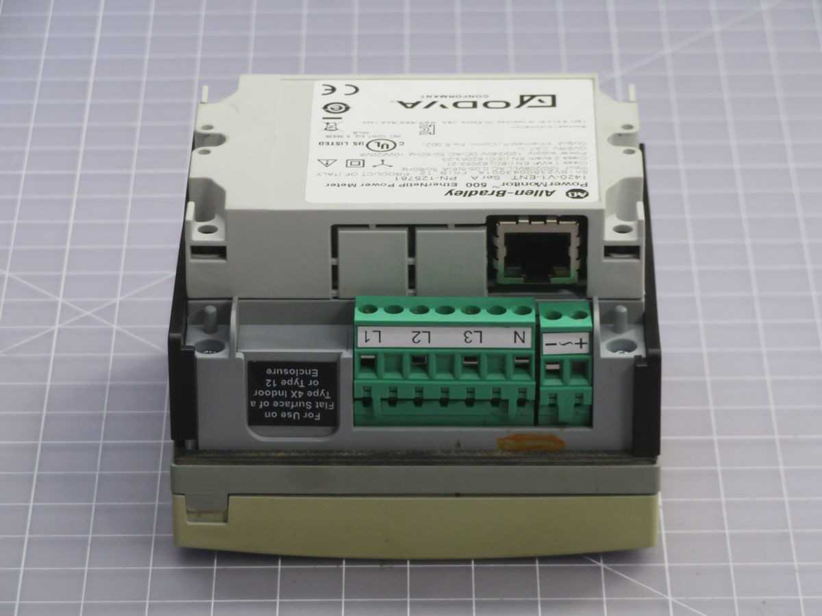 ALLEN BRADLEY 1420-V1-ENT 125781 ETHERNETIP POWER METER T263127 - INDUSTRIAL PARTS