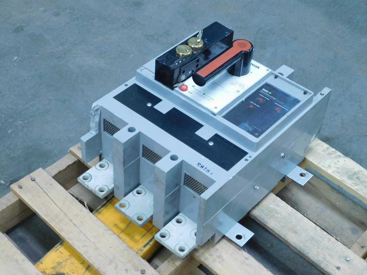 GE RMS-9 TP2020SS CIRCUIT BREAKER, 3 POLES, 2000 A CONTINUOUS CURRENT, 600 VAC MAX VOLTAGE - AUTOMATION & CONTROLS