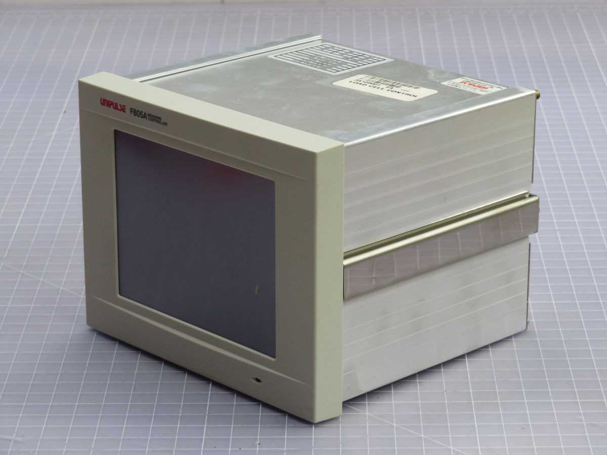 UNIPULSE F805A CONTROL PANELS INTERFACES, WEIGHING CONTROLLER, 24-BIT A/D, 8 DI/8 DO, RS-232C/485 - OPERATOR CONTROLS