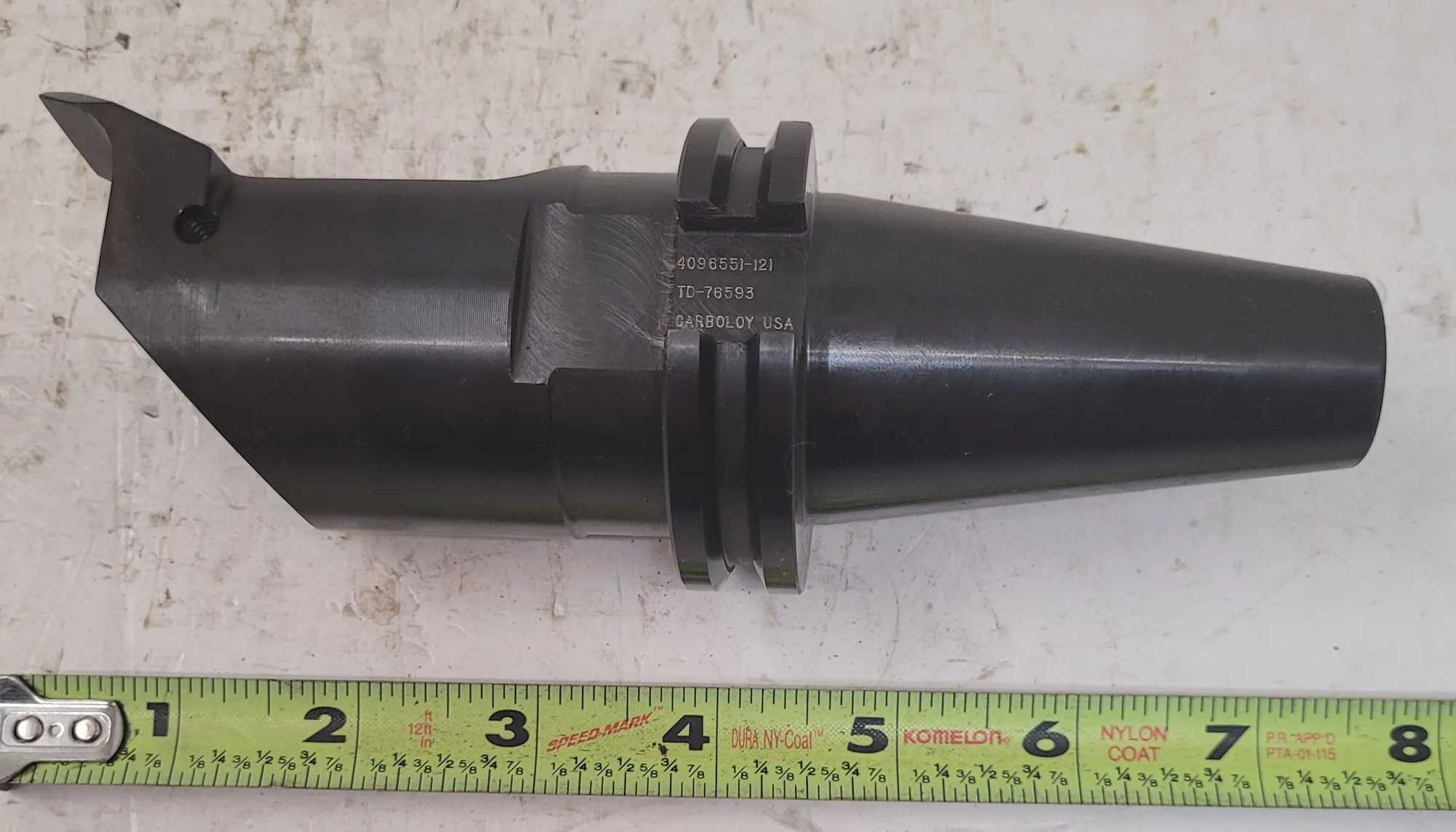 Carboloy CAT 40 Tool Holder - OAL: 7”, Projection: 4”, Head Width: 2.5”, Body Diameter: 2” - MACHINING ACCESSORIES & TOOLING