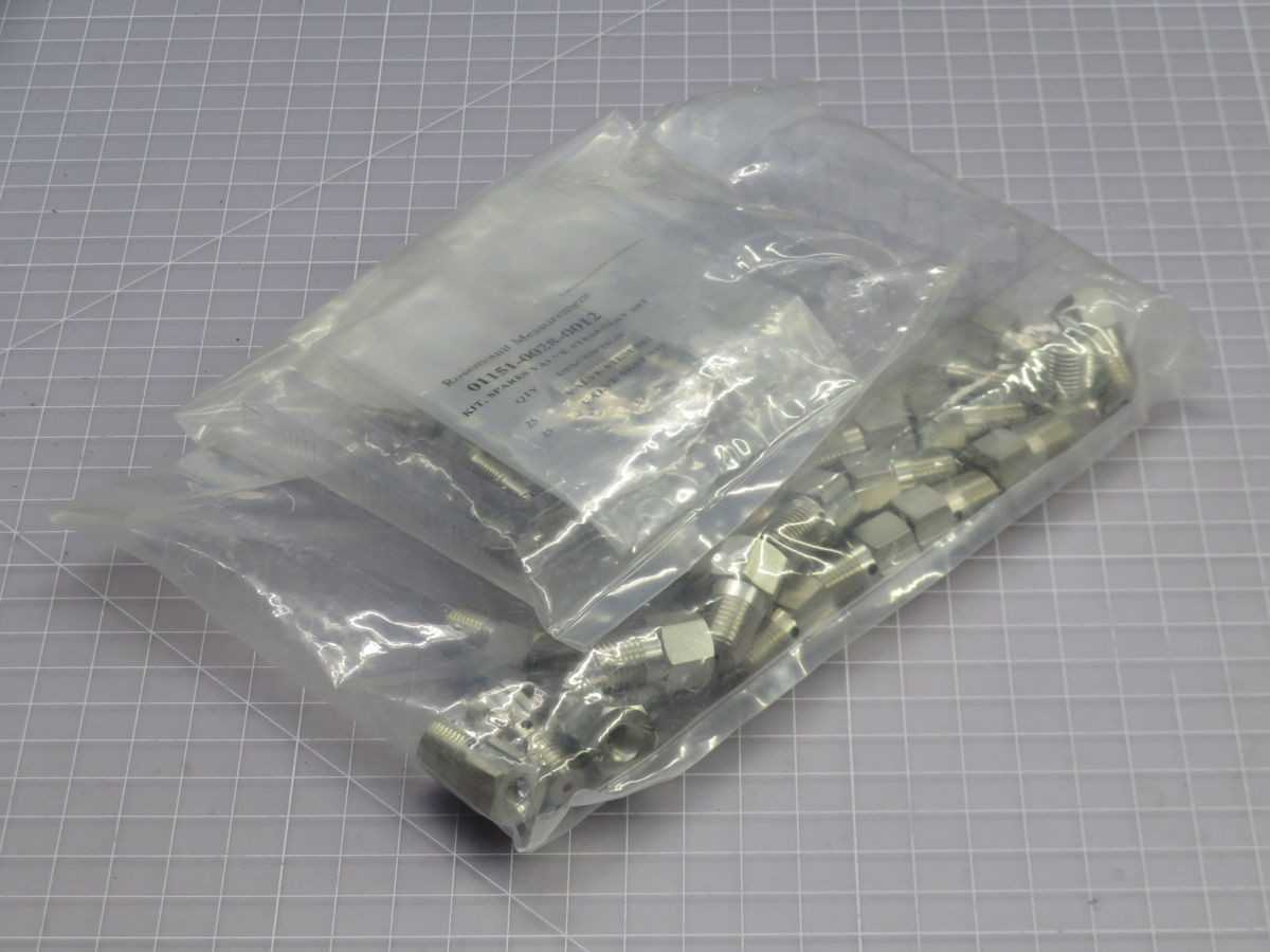 LOT OF 24 ROSEMOUNT 01151-0028-0012 VALVE STEM AND SEAT, 316 STAINLESS STEEL, GAGE/ABSOLUTE T261920 - VALVES