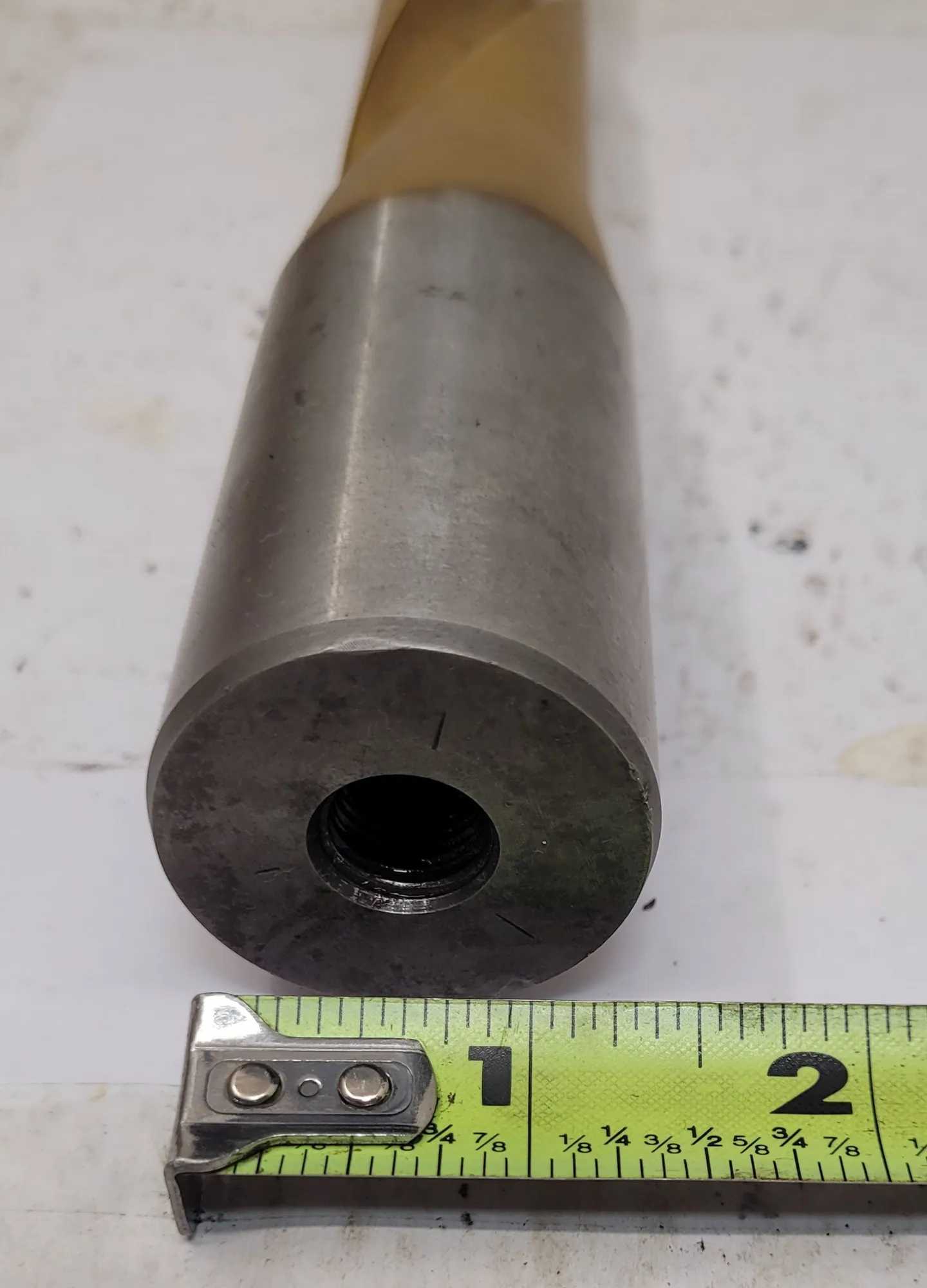 SANDVIK 1-15/64" CARBIDE JOBBER DRILL, 9" OVERALL LENGTH, 2.75" SHANK, 1.5" DIAMETER - MACHINING TOOLING & PARTS
