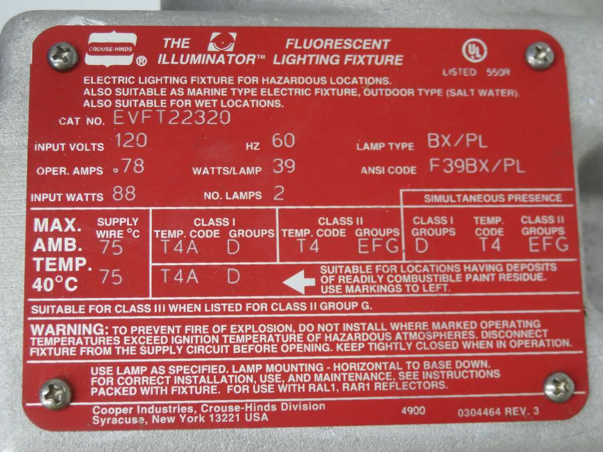 CROUSE HINDS EVFT22320, EXP-PROOF LIGHT, 150-200W LAMP, HAZLOC, NEMA, PENDANT - LIGHT FIXTURES