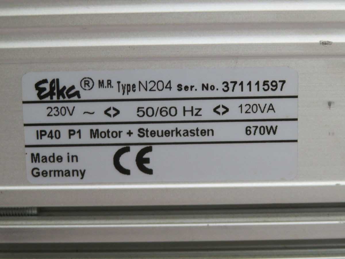 EFKA AB320Y1 MOTOR T266841 - ELECTRIC MOTORS