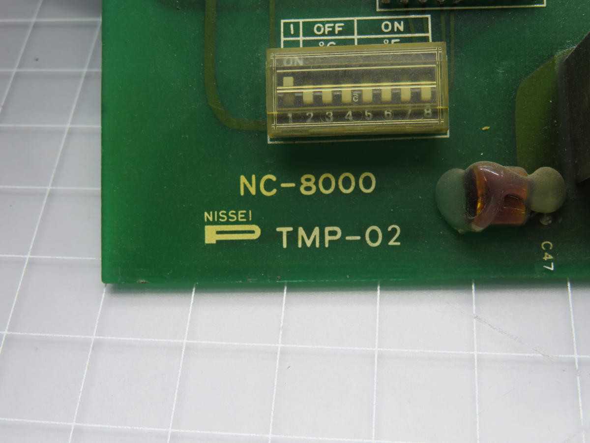 NISSEI NC-8000 TMP-02 CIRCUIT BOARD, TEMPERATURE CONTROL - PCB CIRCUIT BOARDS