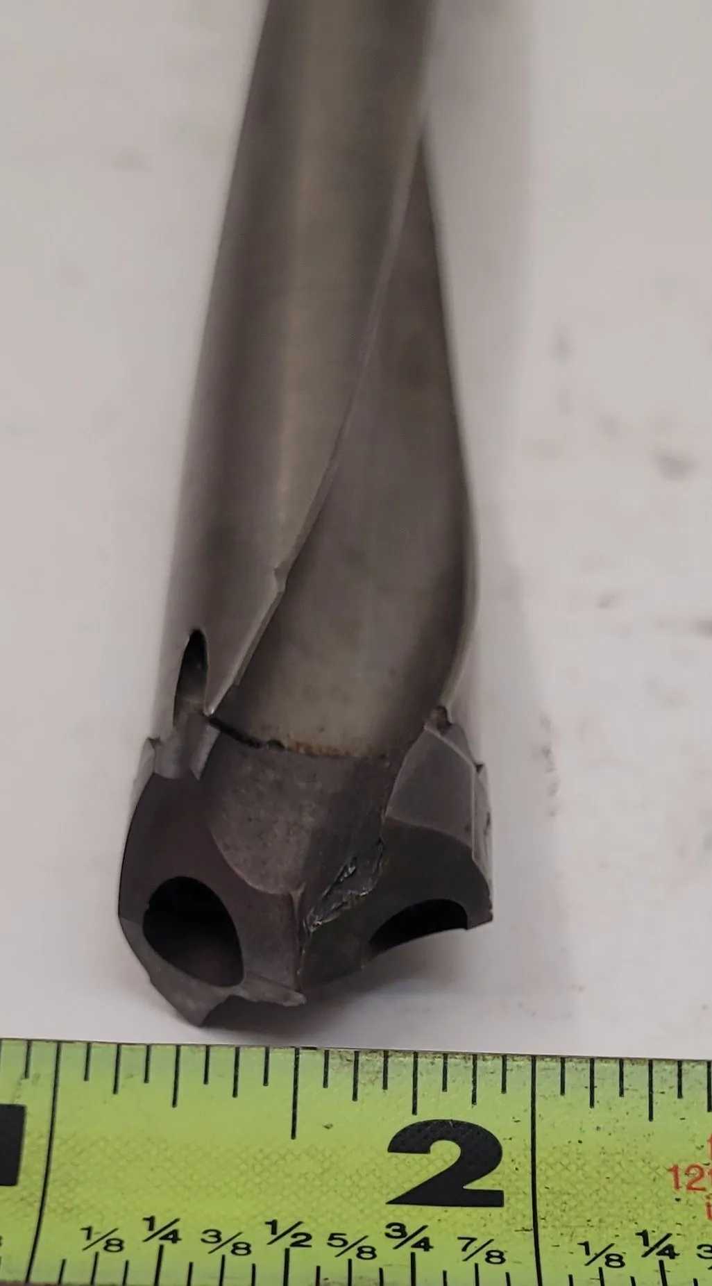 KENNAMETAL INDEXABLE INSERT DRILL, 0.82" DIA, 7-1/2" OAL, 2 FLUTES, STRAIGHT SHANK, 1" SHANK DIA - MACHINE TOOLING