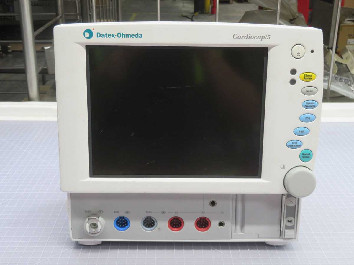 Datex-Ohmeda 6051-0000-164 Cardiocap/5 Monitor T267922 - PLANT & FACILITY