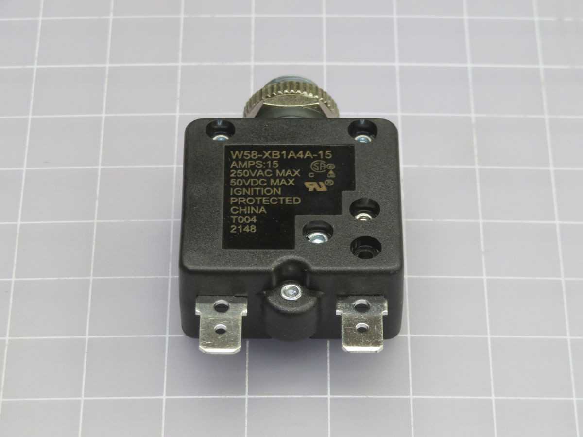 LOT OF 375 TE CONNECTIVITY W58-XB1A4A-15 THERMAL CIRCUIT BREAKERS - CIRCUIT BREAKERS