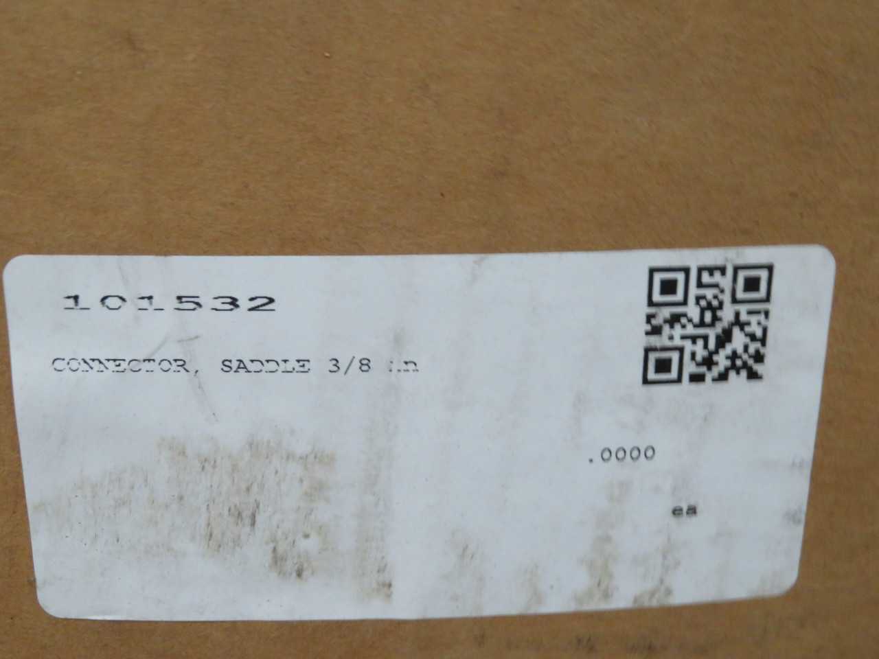 LOT OF 1022 20601A050 101532 FLEXIBLE CONDUIT CONNECTOR SADDLE 3/8 IN - CONDUIT