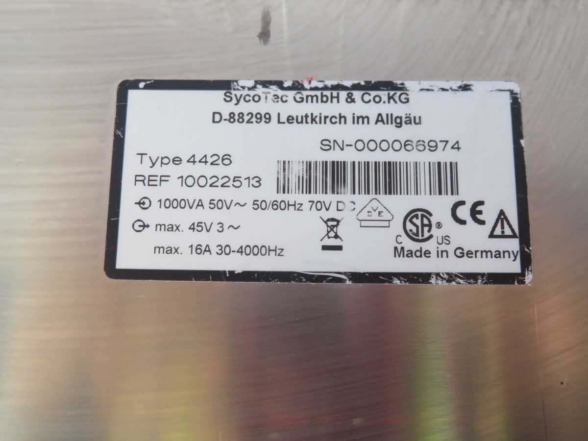 SYCOTEC 4426 10022513 MOTOR DRIVE T265044 - POWER INVERTERS