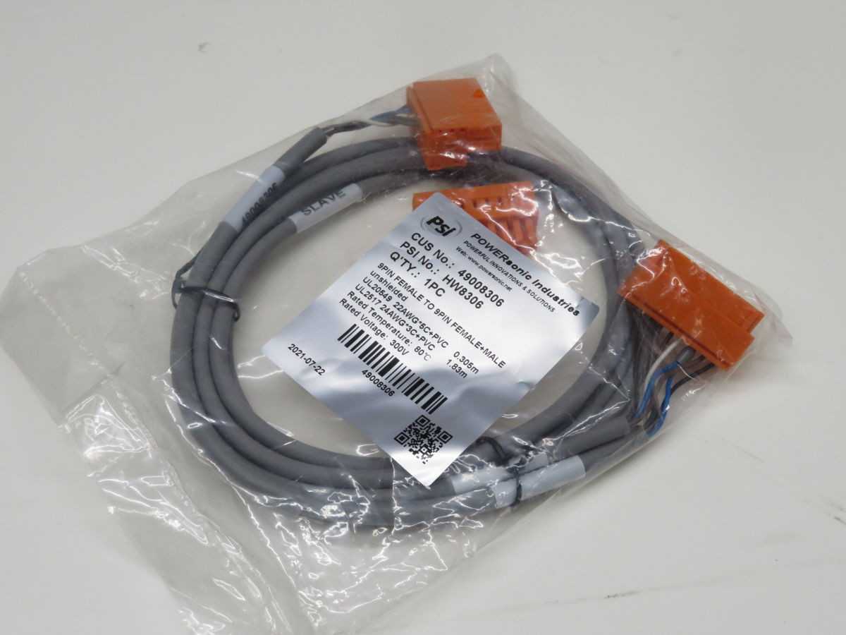 LOT OF 120 POWERSONIC 49008306 CORDEST CABLE - CORDSET CABLES