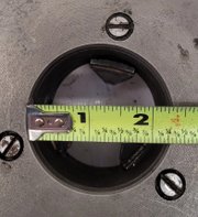 Buck Lathe Chuck, 8" Overall Diameter, 3 Jaw, 2-1/4" Center Hole - MACHINING ACCESSORIES & TOOLING