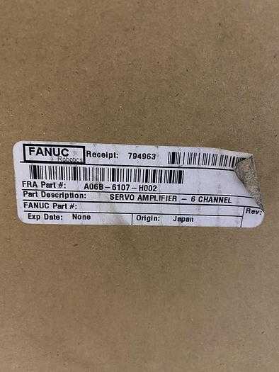 2023 FANUC ALPHA I 6-AXIS SERVO AMPLIFIER MODULE - HIGH-SPEED COMMUNICATION - SERVO DRIVES