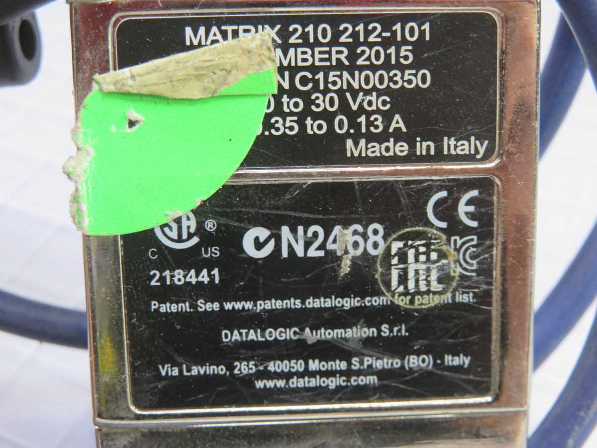 Datalogic Matrix 210 212-101 Bar Code Scanner - Reliable and Efficient Performance - SCANNERS