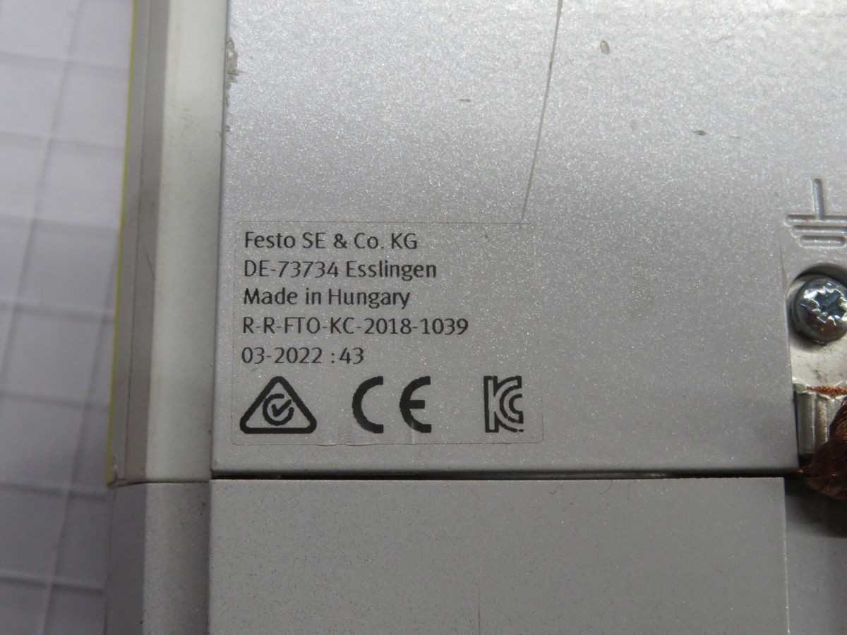 FESTO MS6-SV-1/2-E-10V24-AG ELECTRO-PNEUMATIC EXHAUST VALVE T267940 - EXHAUST VALVE