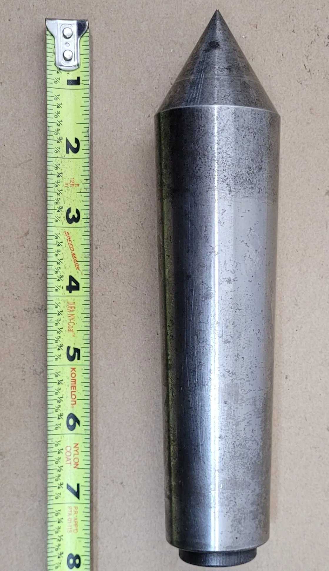 DEAD CENTER, 5MT, 8IN OAL, TAPERED SHANK/MORSE TAPER SIZE: 5 - MACHINING TOOLING & PARTS