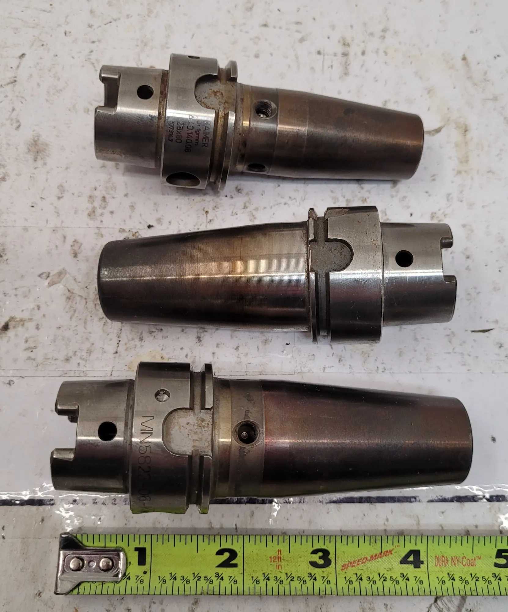 HAIMER HSK40 SHRINK FIT TOOL HOLDER - SET OF 3 (8MM, 11MM, 12MM CLAMPING DIAMETER) - MACHINE TOOLING