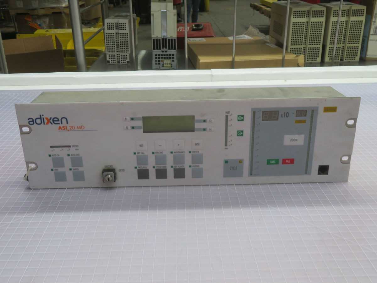 ADIXEN ASI 20 MD CONTROL PANEL T266924 - OPERATOR CONTROLS