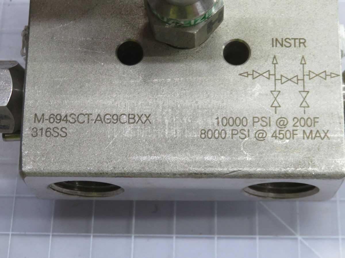 PGI M-650SCT 316SS Manifold Valve T261966 - High Performance & Durability - VALVES