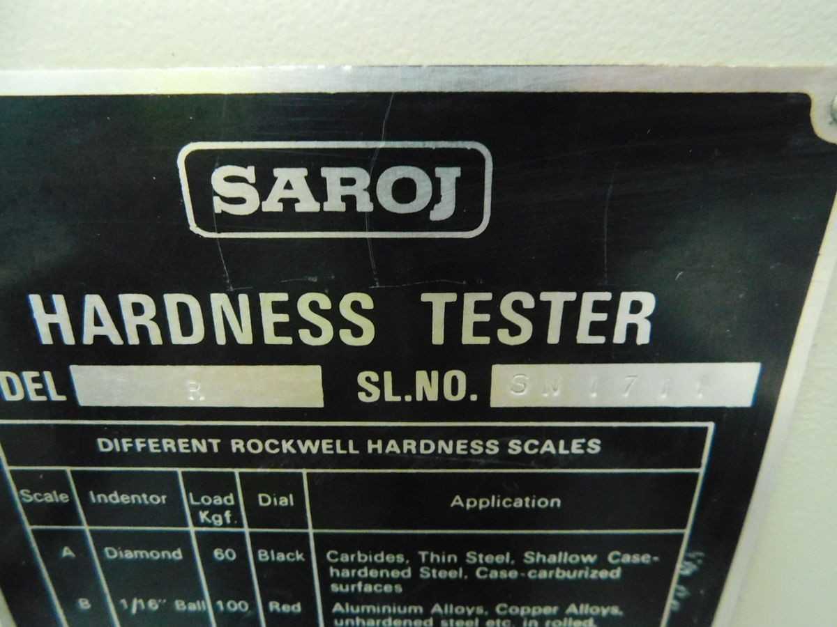 Saroj R Hardness Tester - Precision Testing Equipment for Quality Assurance - HARDNESS TESTERS