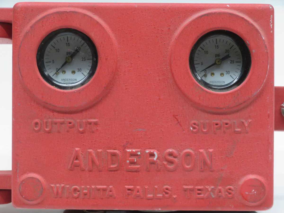 ANDERSON CONTROLS 4404-1 FLOW CONTROL T262551 - CONTROL VALVE