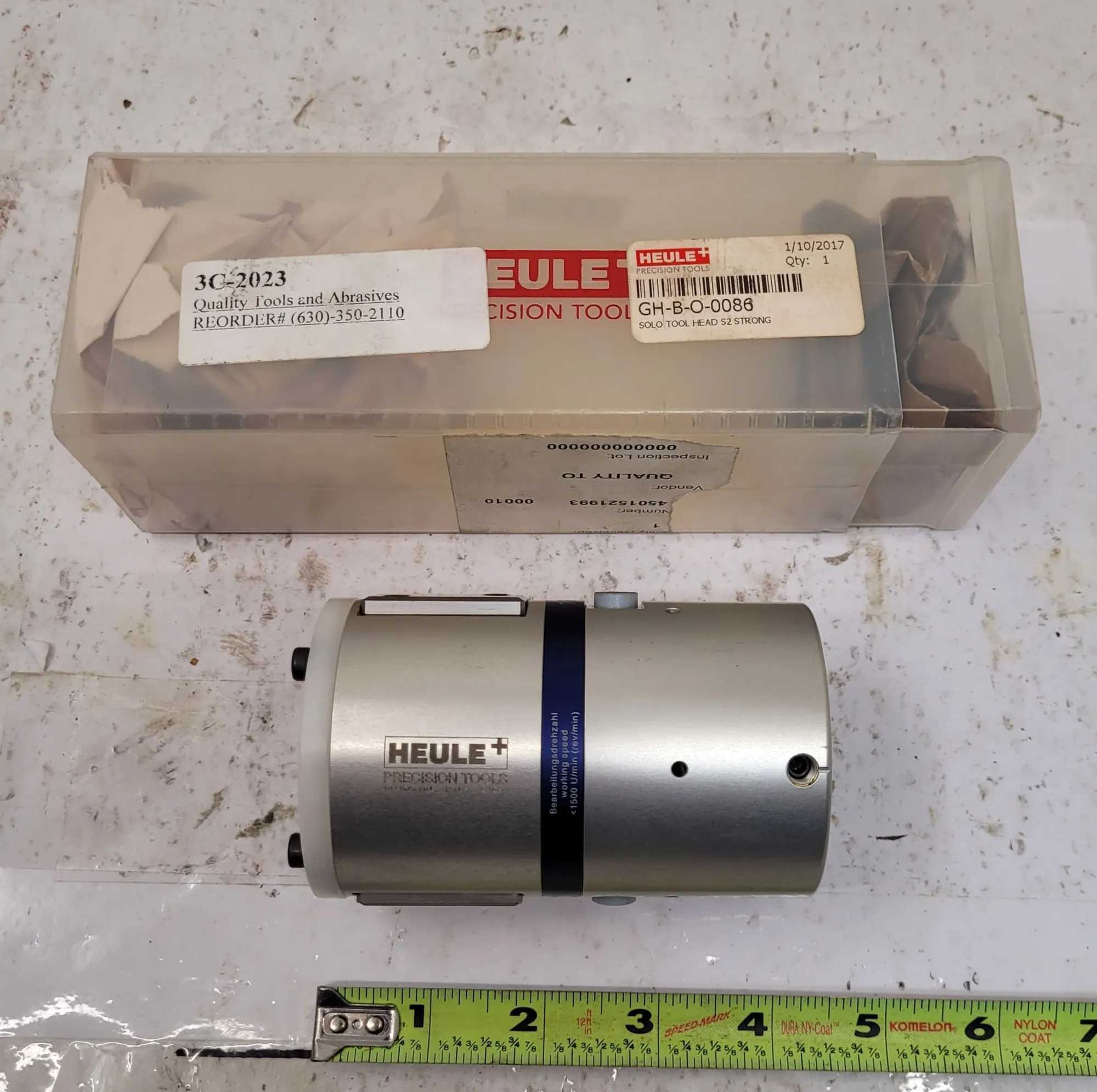 HEULE GH-B-G-O-0086 SOLO CONTROL UNIT (OAL: 4.25”, ARBOR: 1.40”, DIA: 2.50”) - MACHINE TOOLING