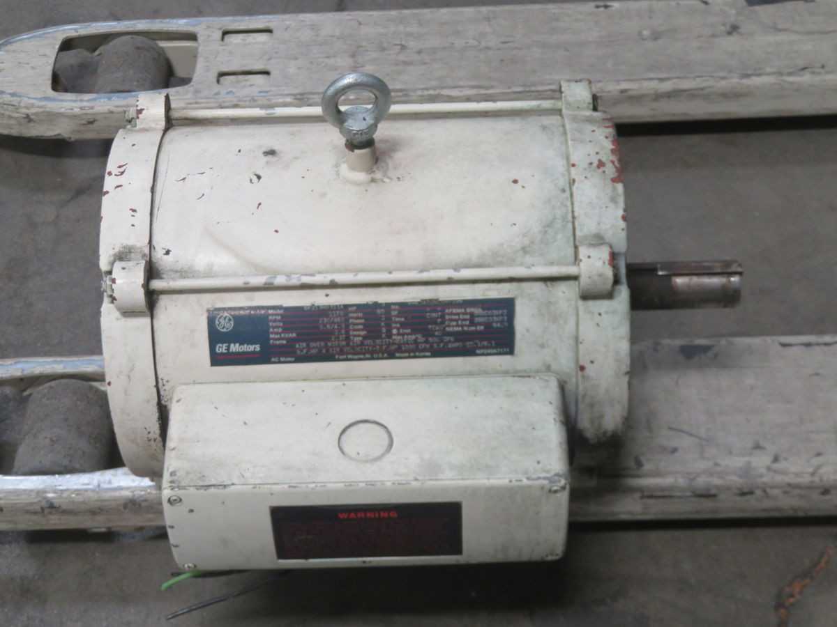 GE 5K213HD311A AIR OVER MOTOR 213T AIR VELOICITY 1000 CFM T267227 - AC MOTOR
