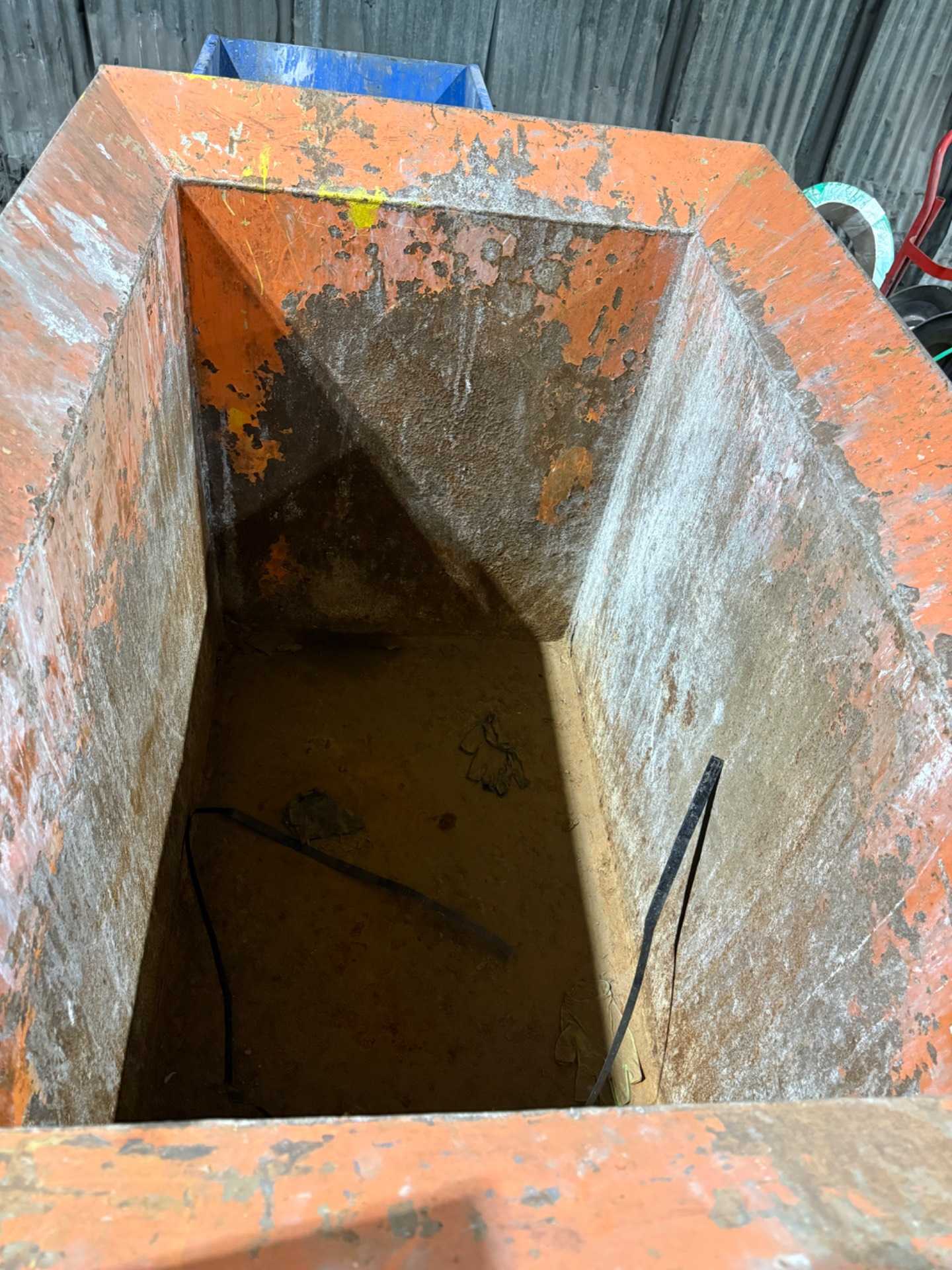 Metal Hopper Bin - WASTE BINS