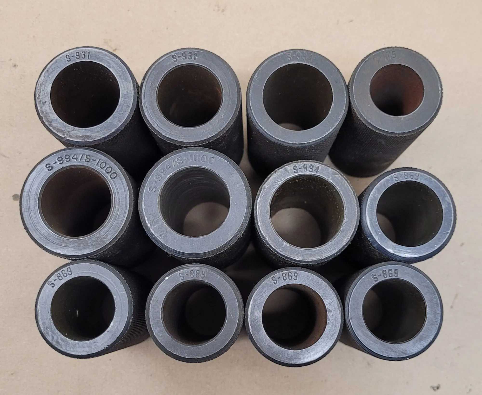 SUNNEN TRUING SLEEVES – SET OF 12 (4 X S-869, 2 X S-994/S-1000, 2 X S-994, 2 X S-931, S-859, S-775) - MACHINE TOOLING
