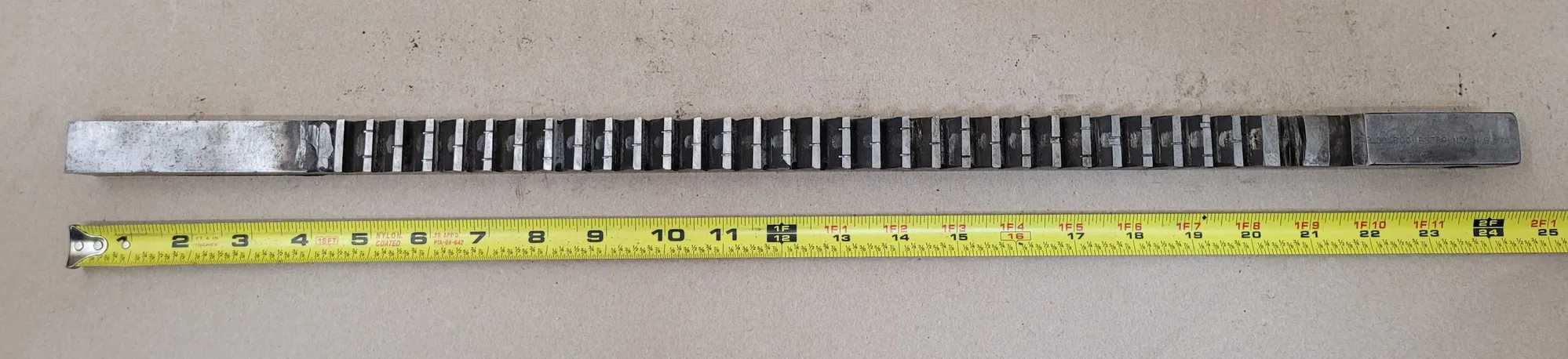 DAVIS 7/8 KEYSEATER BROACH - 7/8" X 24" OAL - MACHINING TOOLING & PARTS