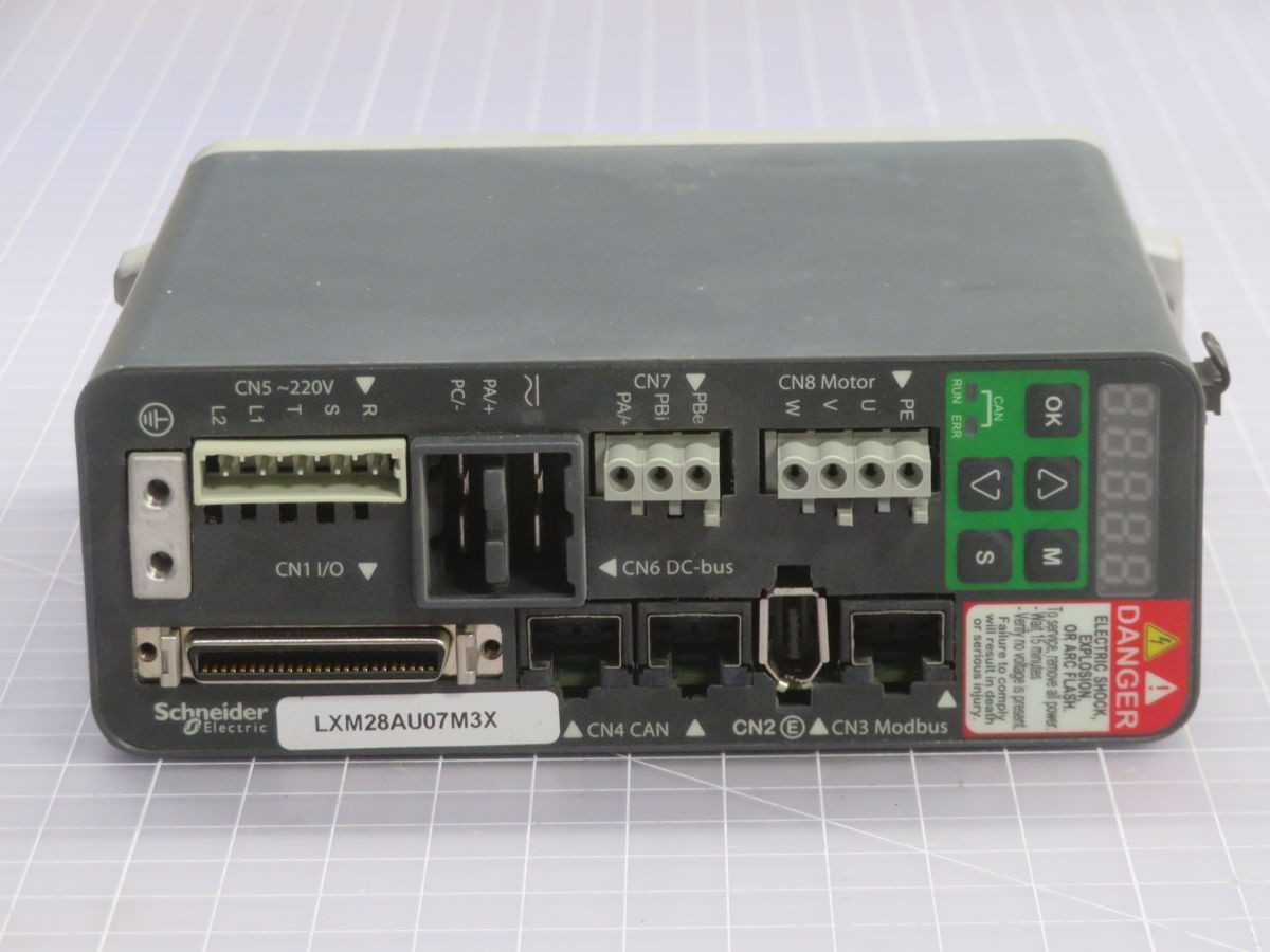 SCHNEIDER LXM28AU07M3X SERVO DRIVE T263088 - SERVO DRIVES