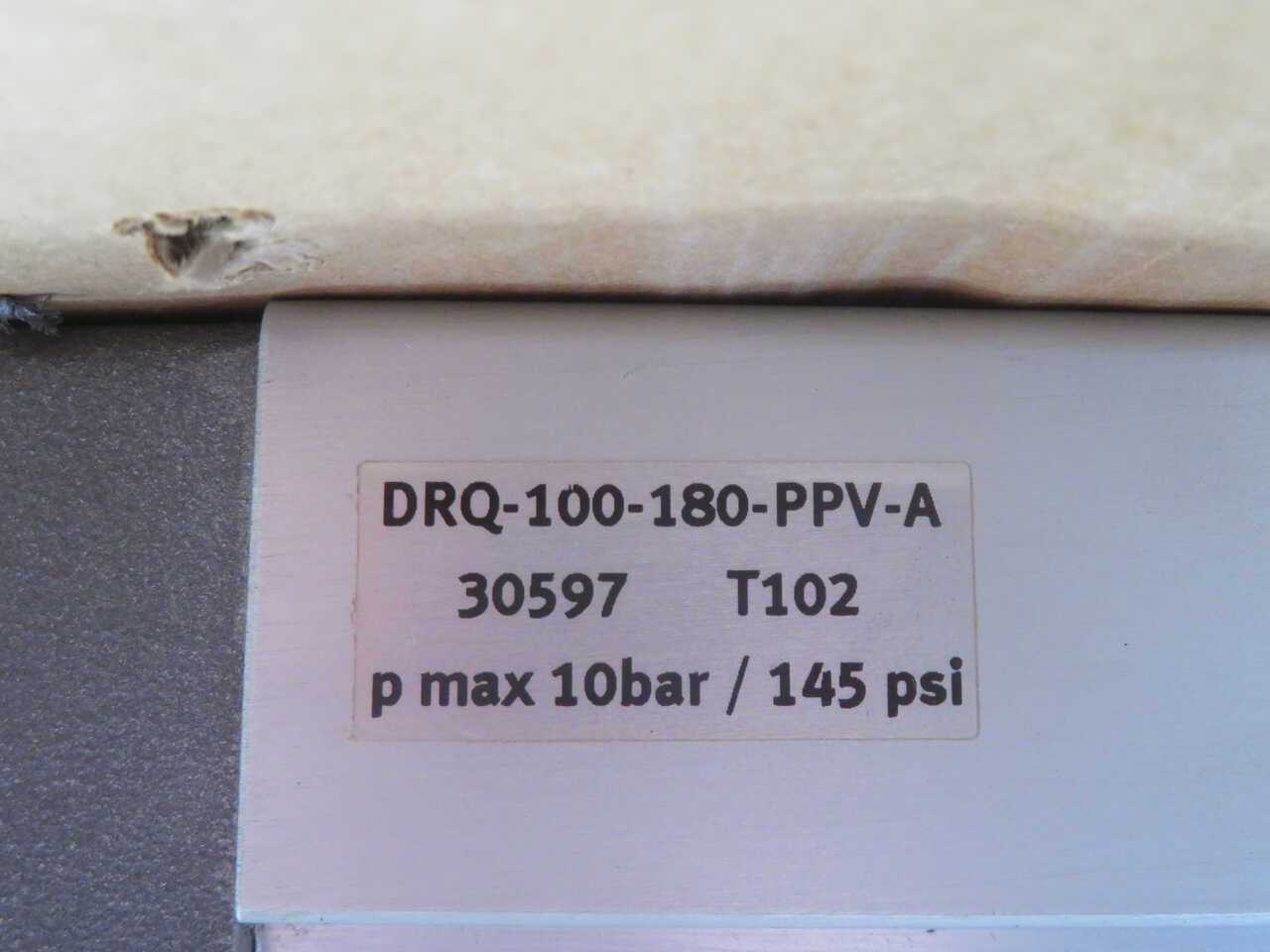 FESTO DRQ-100-180-PPV-A 30597, SEMI-ROTARY DRIVE, 100 MM SIZE, 180 DEG SWIVEL, 20 NM TORQUE - ACTUATOR