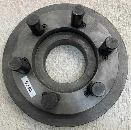 D1-8 FACE PLATE MOUNT, 11IN DIAMETER, 6 X 1IN PINS, 4IN MIDDLE HOLE DIAMETER - MACHINING ACCESSORIES & TOOLING