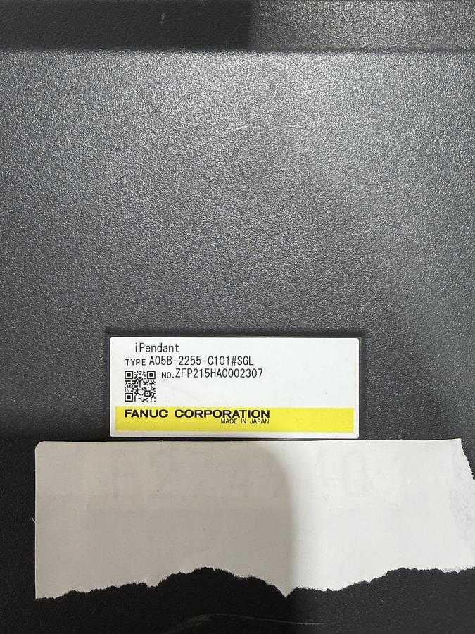 FANUC A05B-2255-C101#SGL IPENDANT TEACH PENDANT - ENHANCE YOUR AUTOMATION TODAY! - TEACH PENDANTS