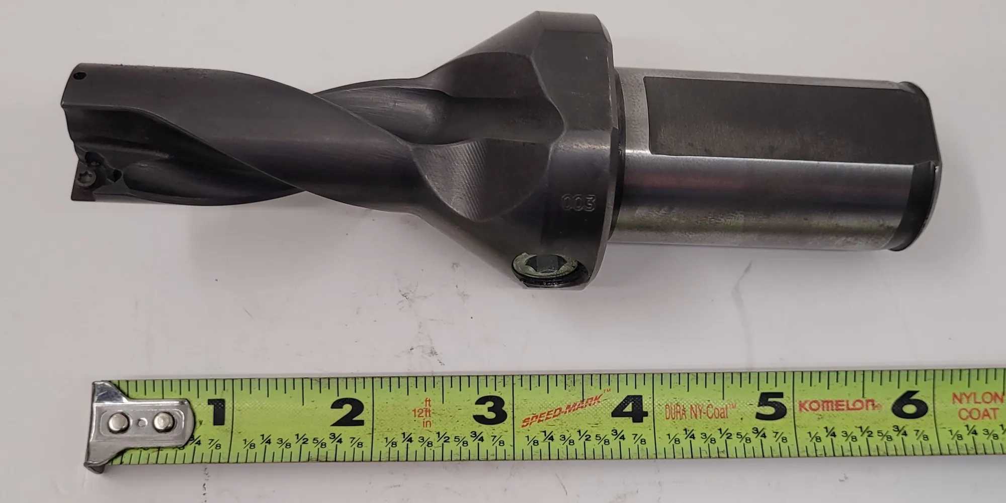 ISCAR DZ1000-2250-125-2.5 INDEXABLE INSERT DRILL, 1" DIAMETER, COOLANT THRU - MACHINE TOOLING