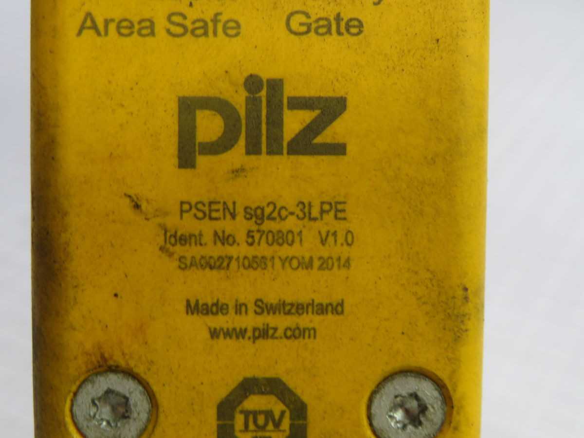 PILZ 570801 PSEN SG2C-3LPE SAFETY SWITCH T263345 - SWITCHES