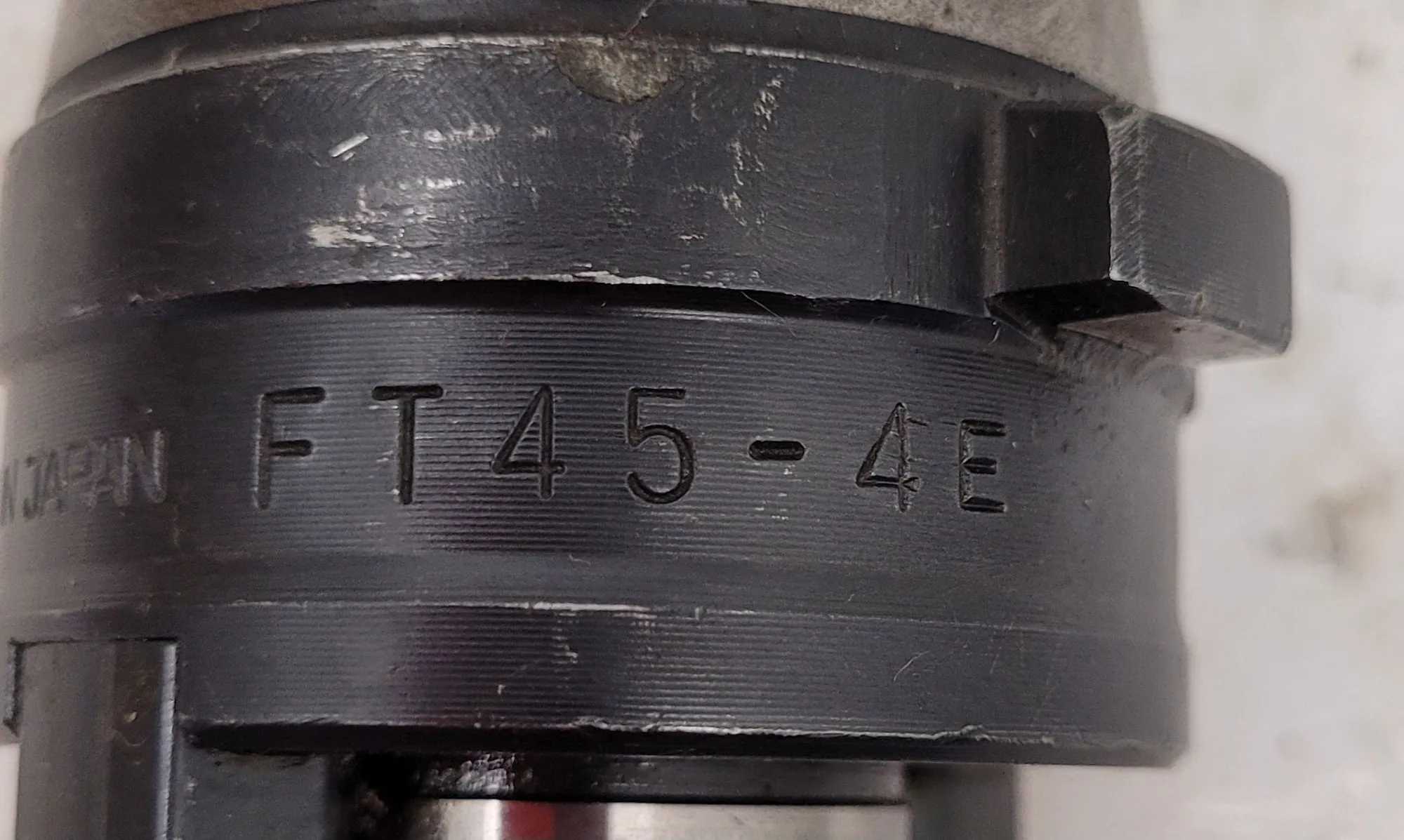 NIKKEN FT45-4E SHELL MILL HOLDER CAT 45, BODY DIA 2.30", BORE DIA .6", OAL 5.60", PROJ 2.125" - MACHINE TOOLING