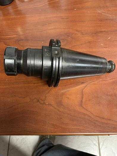 SANDVIK COROMANT 50MM CAT 50 COLLET HOLDER, 4" PROJECTION, HIGH-SPEED COOLANT - TOOL HOLDERS