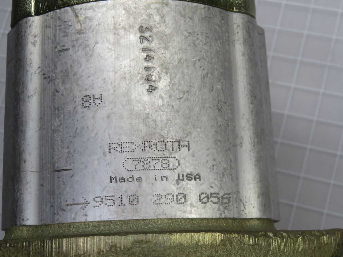 REXROTH 9510 290 056 HYDRAULIC GEAR PUMP T264617 - HYDRAULIC PUMP