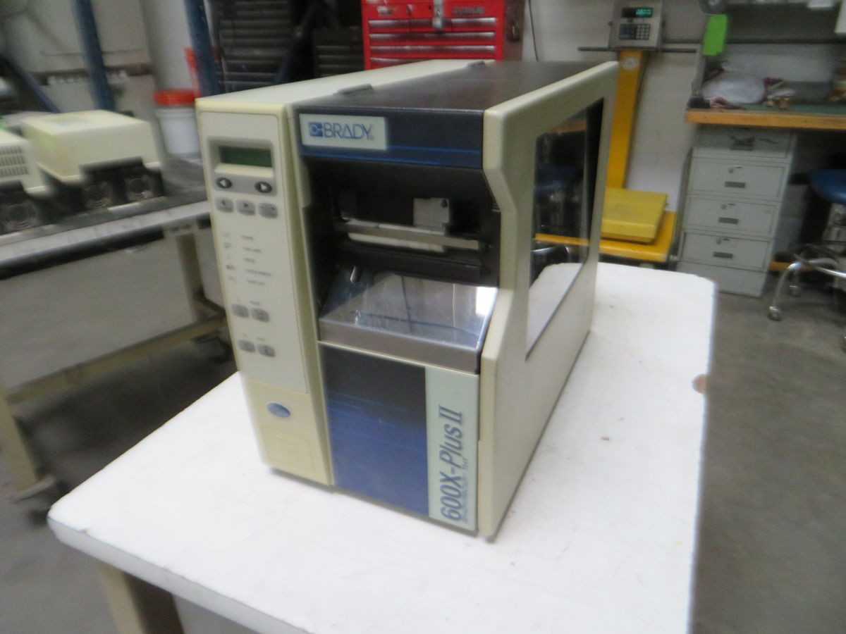 BRADY 600X-PLUS II INDUSTRIAL THERMAL TRANSFER LABEL PRINTER M7343 - AUTOMATION & CONTROLS