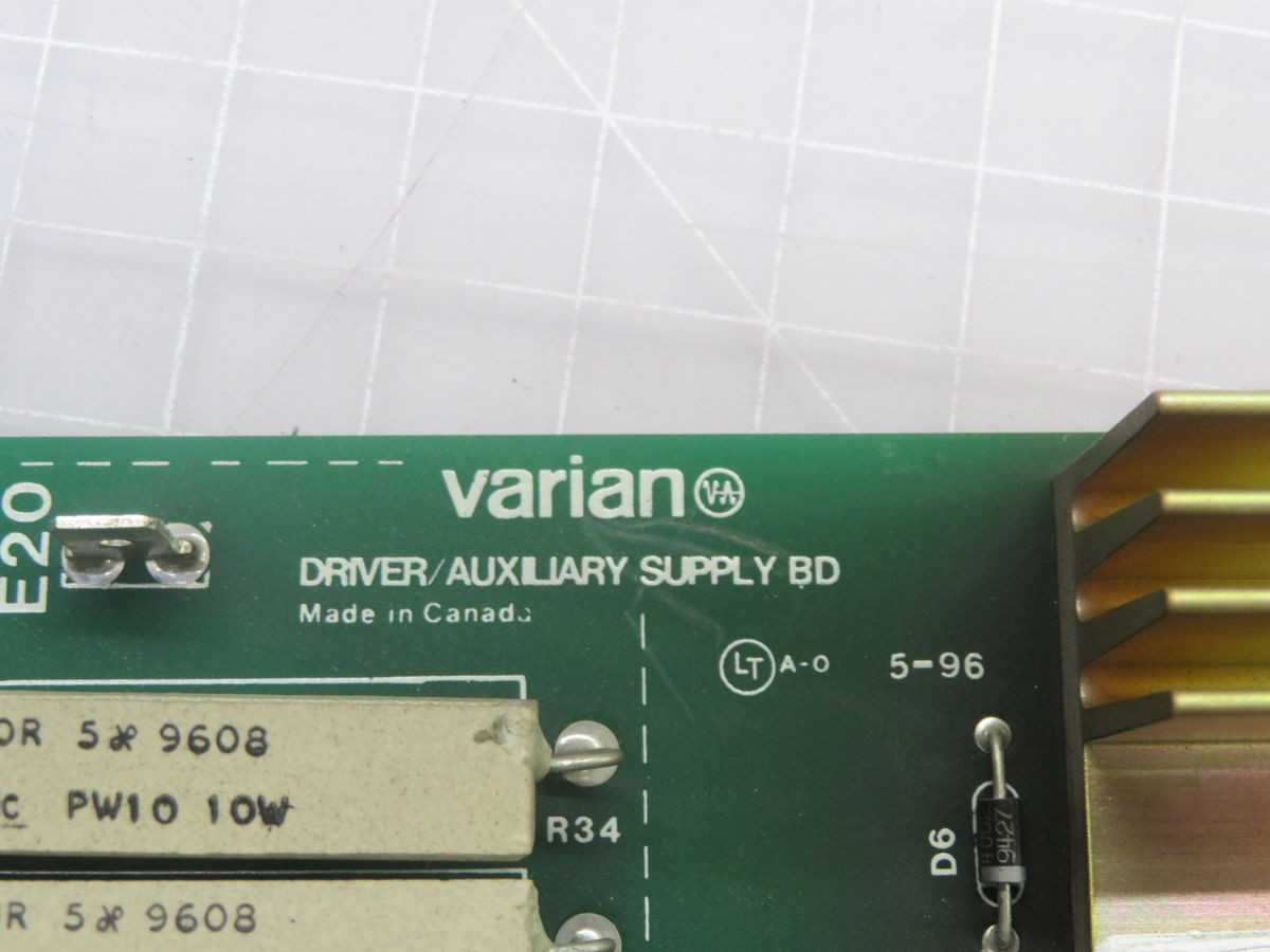 VARIAN 725919 DRIVER/AUXILIARY SUPPLY BOARD T265230 - PCB CIRCUIT BOARDS