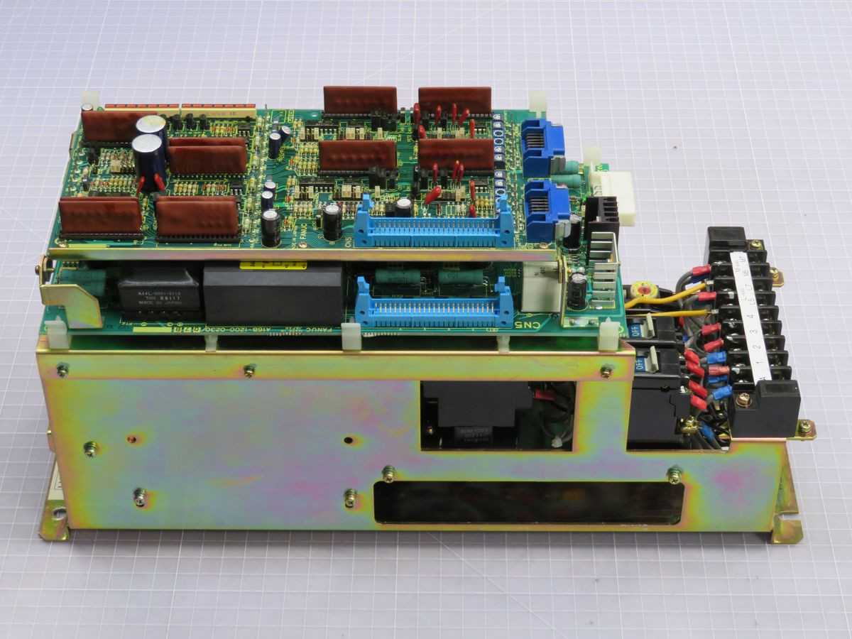 FANUC A06B-6047-H201 SERVO DRIVES, 2 AXIS, 200-230 VAC POWER, 5.9A OUTPUT/AXIS - SERVO DRIVES