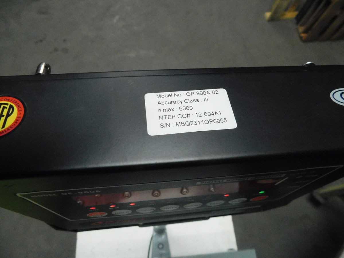 OPTIMA OP-900A-02 SCALE WITH ROLLERS 300 KG - FLOOR SCALES
