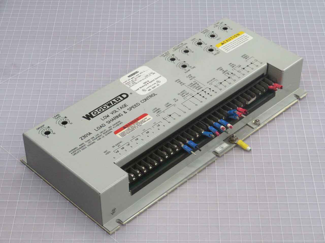 WOODWARD 9907-018 OTHER DRIVES, SPEED/LOAD CONTROL, 4-20MA/1-5VDC INPUT - MOTOR DRIVES