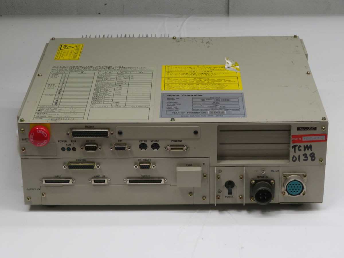 DENSO RC5-H4A 410000-7720 ROBOT CONTROLLER T262966 - ROBOT CONTROLLERS